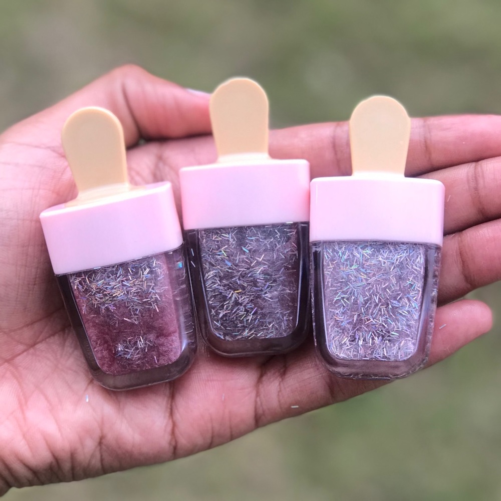 Individual “Wild berry “ lipgloss popsicles .